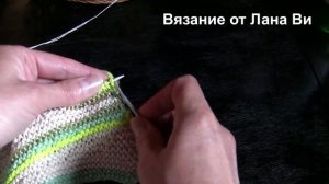 Вязание спицами: как вязать укороченные ряды - 3 МК. Вязаный топ-майка спицами - частичное вязание