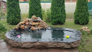 садовый прудик 3х2 #oase #aquascape #строительствопрудоввмоскве