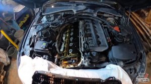Замена прокладки крышки клапанов | масло в ДВС | фильтр BMW E60 M54 Бандитка
