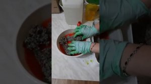 Стабилизация мха, ягель. Красим мох