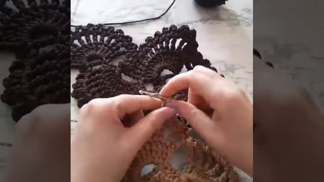 //Ковёр из полиэфирного шнура//Техника ленточное вязание// смотреть онлайн