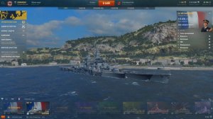 Линкор Gascogne Гасконь World of Warships обзор