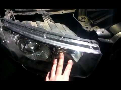 Замена лампы на фаре Шевроле Каптива смотреть онлайн