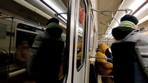 Поездка на метровагоне «81-714 (ЛВЗ)» (СПБ ГУП «Петербургский метрополитен»), по линии ?2?.