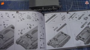 Первая часть сборки модели танка "AMX-13/90" фирмы "Takom" в 1/35 масштабе.