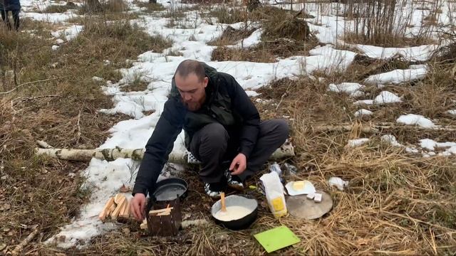 БЛИНЫ в ПОХОДе / блины без молока и яиц / блины на воде