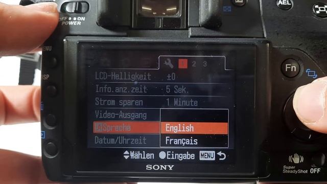 How to Change Language Sony Alpha a350 смотреть онлайн