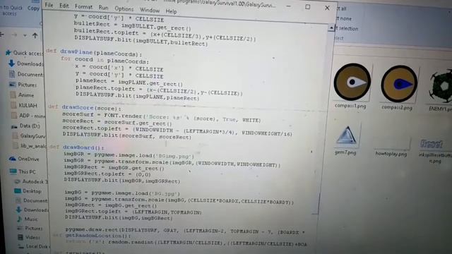 Galaxy Survival 1.00 | game 2d memakai pygame смотреть онлайн