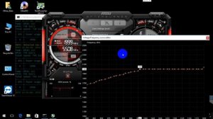 Разгон видеокарты через MSI Afterburner используя кривую напряжения.