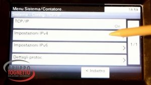 Configurazione IP Kyocera Taskalfa 6525 / Kyocera Taskalfa 6530