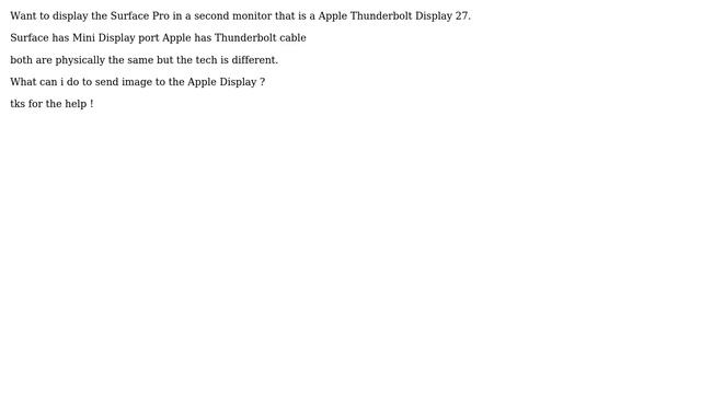 Apple: Surface Pro to Apple thunderbolt display 27 смотреть онлайн