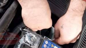 Чистка клемм для АКБ с помощью воды ( рабочий дедовский способ )