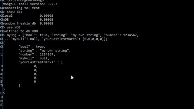 MongoDB Tutorial 5: Data types смотреть онлайн