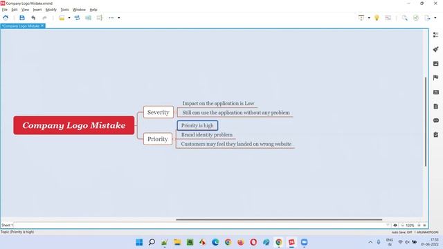 Mistake in company logo, what is Priority and Severity? (Software Testing Interview Question #220) смотреть онлайн