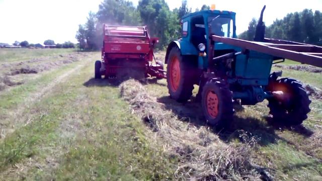 Т-40 прессуется сено смотреть онлайн