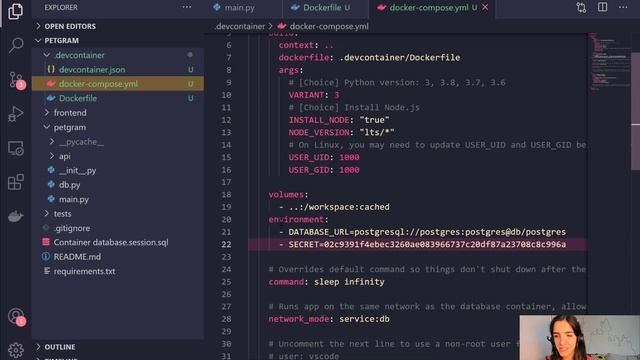 Set up a dev container for your Python app in Visual Studio Code смотреть онлайн