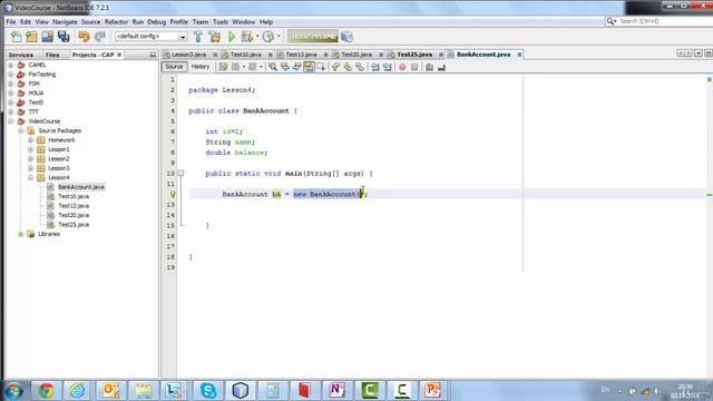 Урок 4 / Понятия «класс» и «объект» Знакомство со ссылочными типами данных /Java для начинающих смотреть онлайн