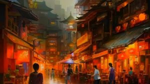Shanghai - Relaxing Chinese Ambient Music | 1 Hour Chinese Ambience with Bamboo Flute, Guzheng, Erh