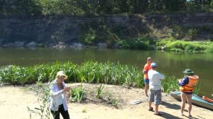 Сплав на байдарках по реке Медведица Волгоградской области.