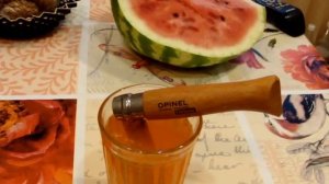 Складной нож Opinel 9 тест корозионой стойкости и травление  углеродки.