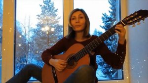 ОЧЕНЬ ЛЁГКАЯ КОЛЫБЕЛЬНАЯ НА ГИТАРЕ