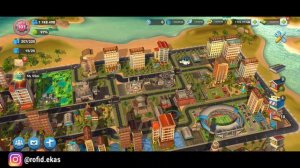 Simcity Buildit Indonesia (Ngabuburit) - Review Pulau Indah