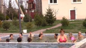 Горячие источники и база отдыха на ГРЭС (Отеген Батыра) возле Алматы. Казахстан.