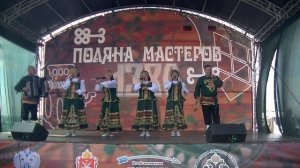 Народный ансамбль "Аюшка" - "При лужке". Выступление на Куликовом поле 2023г.