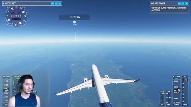 FLIGHT ATTENDANT PLAYS FLIGHT SIMULATOR! Lets see kung legit ba to! смотреть онлайн