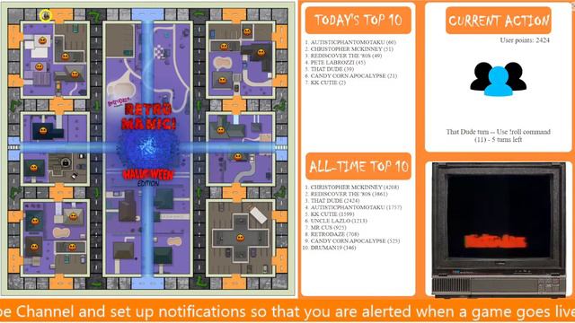 Retro Manic! (Halloween Edition) Interactive YouTube Livestream Board Game S37 смотреть онлайн