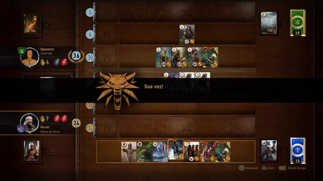 The Witcher 3: Vencendo torneio de Gwent Pasiflora смотреть онлайн