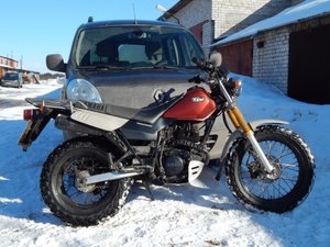 Yamaha TW 200. Замена аккумулятора.