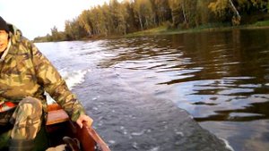 Деревянная лодка сделанная своими руками.Первый выезд.