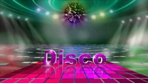 Футаж дискотека с 3D титрами: DISCO. Вариант 1