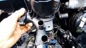 Мерседес Спринтер / Mercedes Sprinter течь тосола OM651 2.2 CDi