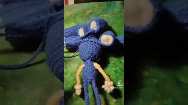 Соник соник SonicX Sonic kneet вязание персонаж