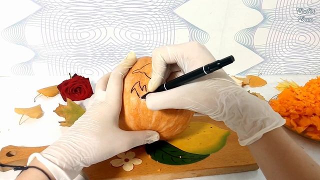 Тыква-фонарь на Хэллоуин своими руками | DIY Sofit Sun