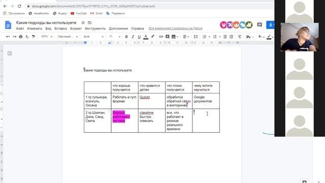 Документы общего доступа