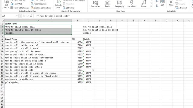 Excel - Why Is Excel Advanced Filter Using Partial Matching - Episode 2568