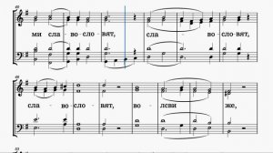 Кондак Рождества Христова обр. Бортнянского (бас)