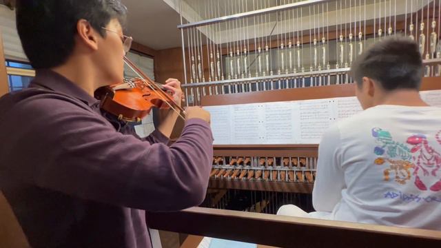 Merry-Go-Round of Life"(from "Howl's Moving Castle"), Violin + Carillon Duet смотреть онлайн