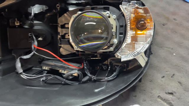 BMW 2 f22 - тюнинг фар, замена линз, диодные Expression Drive