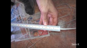 Изготовление светодиодной подсветки кухни в алюминиевом угловом профиле (с субтитрами)