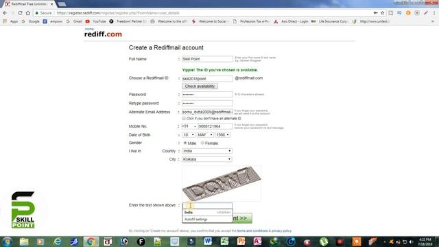 How to create rediffmail account | How to make Rediffmail account | Rediffmail account kaise banaye смотреть онлайн