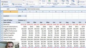 Excel Video 20 Consolidating Multiple Ranges into One Pivot Table Part 3