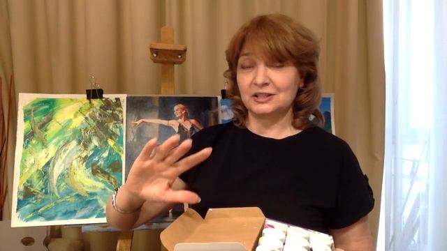 Об акриловых красках в экспресс-курсе "3х3 или Человек за 9 недель". Рисуем Вместе Сейчас! смотреть онлайн