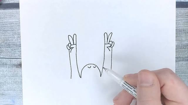 Рисунки для срисовки - лёгкие и прикольные | Рисовать ЛЕГКО #2