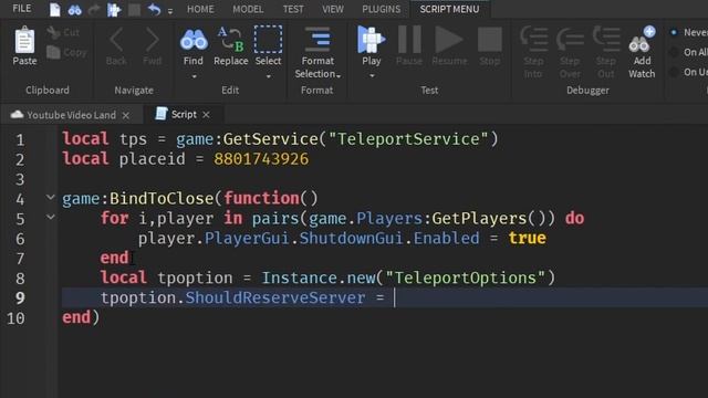 How to Make a Soft Shutdown Script | Roblox Studio Tutorial смотреть онлайн