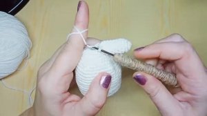 Снеговик крючком.Амигуруми