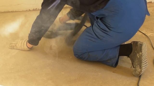 Шлифовка бетонных полов с применением УШМ